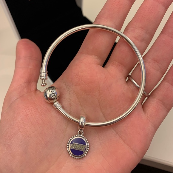 Pandora Jewelry - Pandora Moments Bangle w/ James Madison Charm